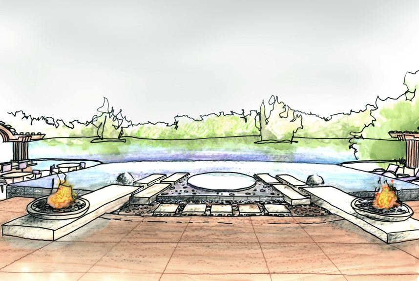Pool Design Sketch